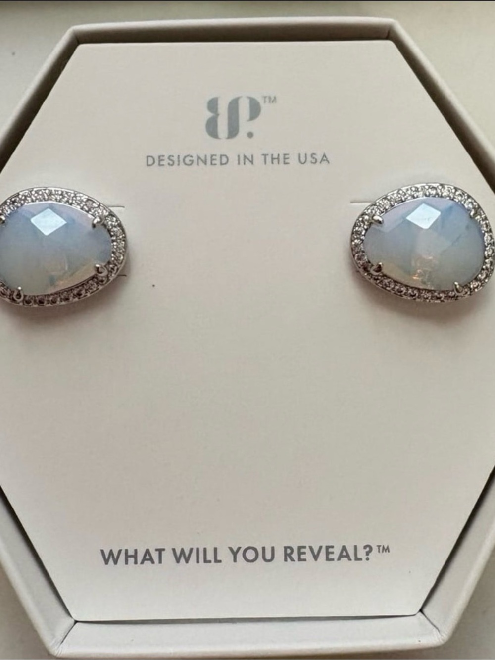 Bomb Party OG Earrings MOONSTONE